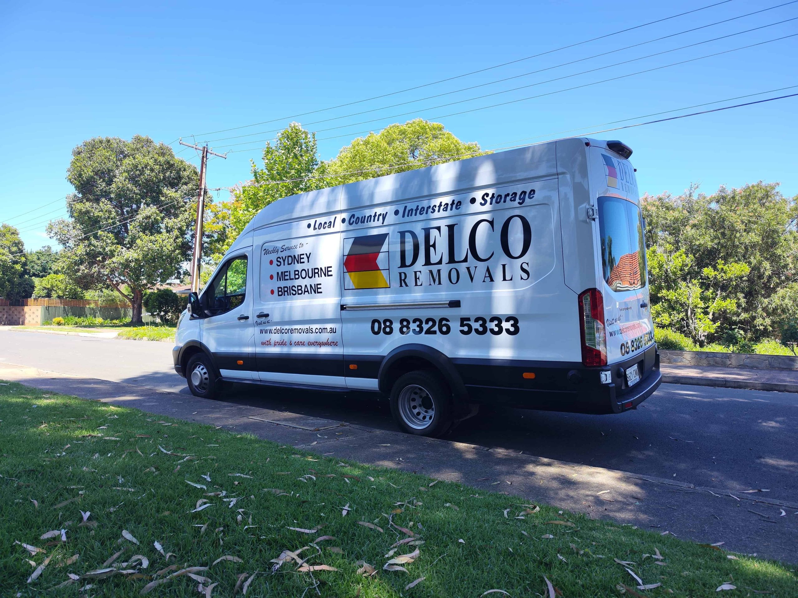 New Delco Removals Moving Van